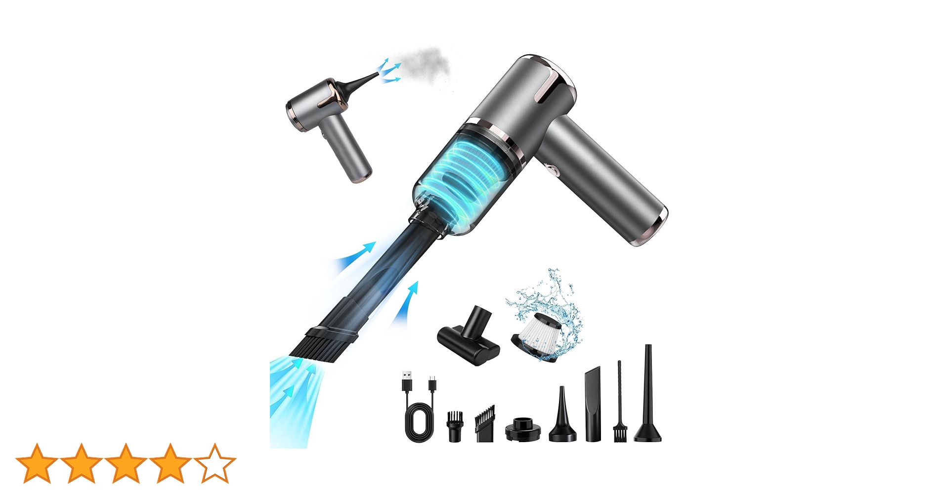 Amazon | 【Amazon.co.jp限定】ハンディクリーナー 多機能 車用